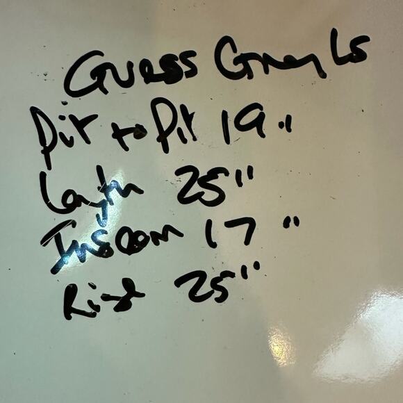 Guess Los Angeles Grey Gray Long-Sleeve Shirt Top SK11818 Casual Mens Medium - Picture 10 of 16